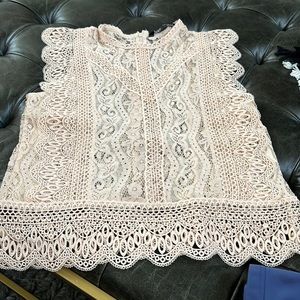 Lace blouse from Zara